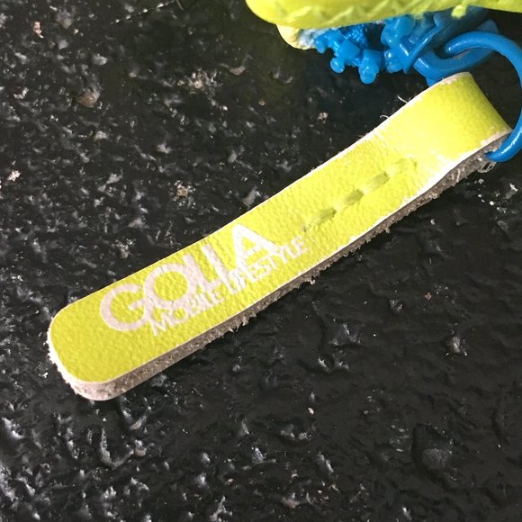 Golla Acid Yellow and Blue Corduoroy Smart Phone Pouch - Picture 9 of 13